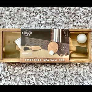 New with tags PORTABLE TABLE TENNIS SET with CASE